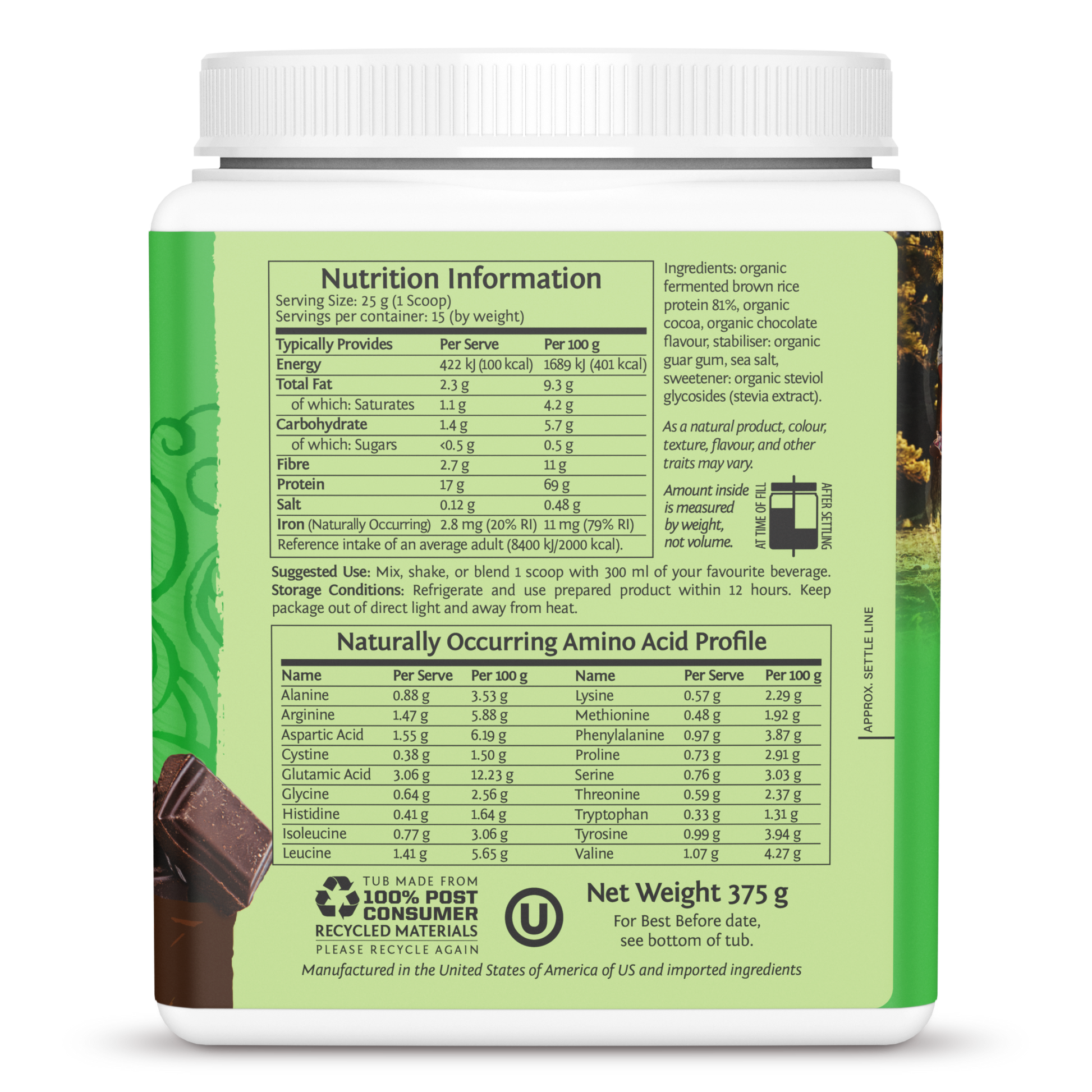 Sunwarrior Classic Protein Powder