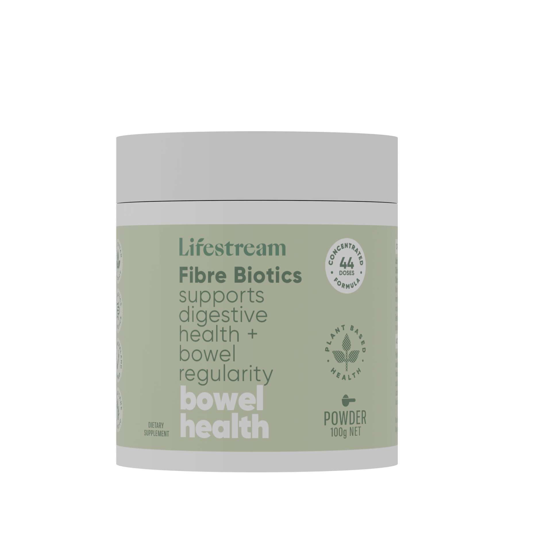 Lifestream Bowel Biotics Fibre + Digestive Enzymes