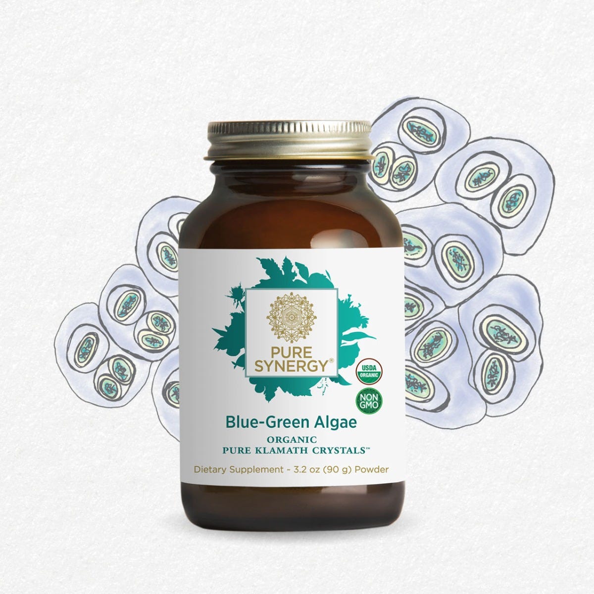 The Synergy Company Organic Blue-Green Algae Powder