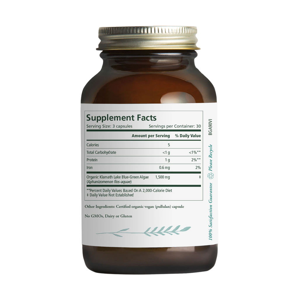 The Synergy Company Organic Blue-Green Algae Capsules