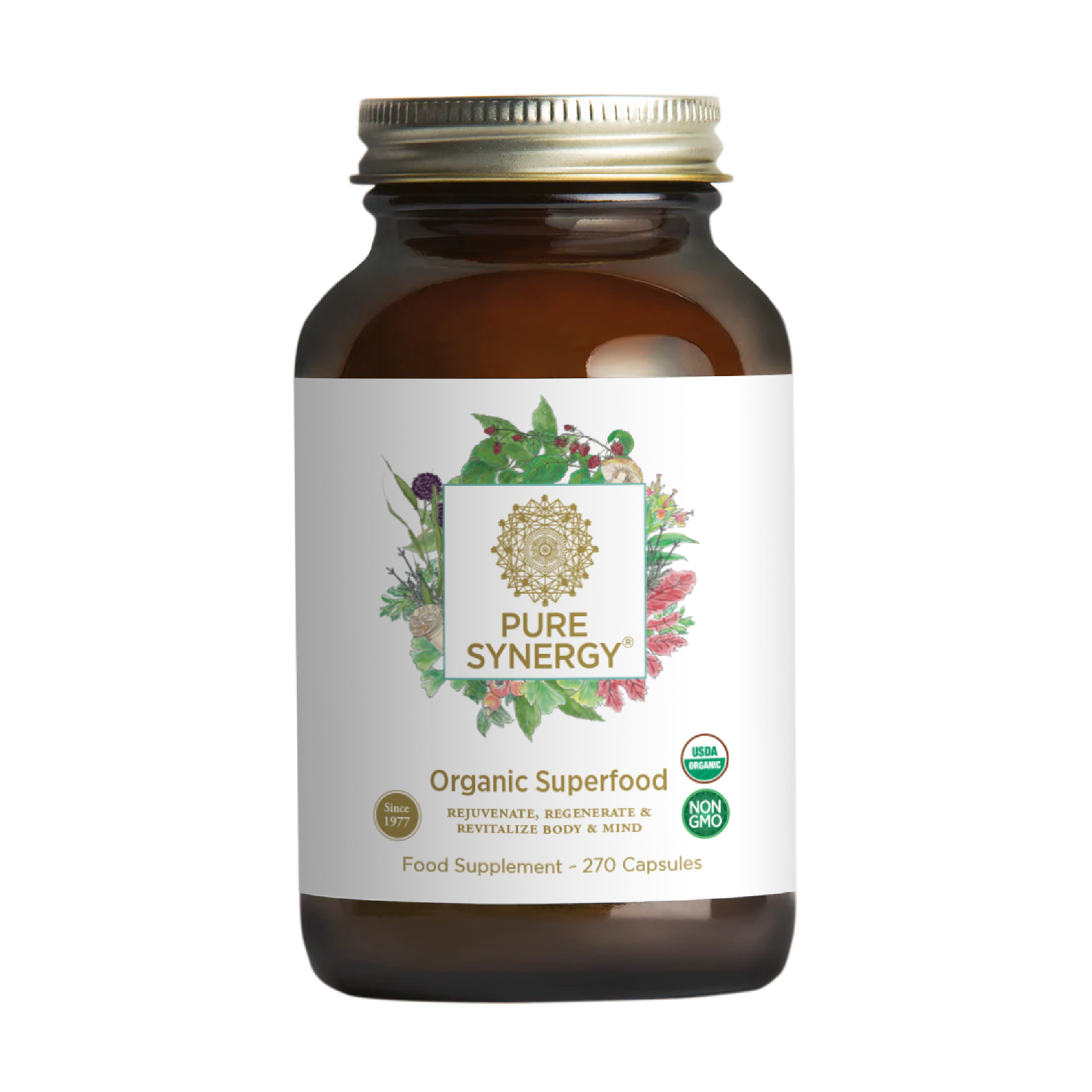 Pure Synergy Organic Superfood 270 capsules